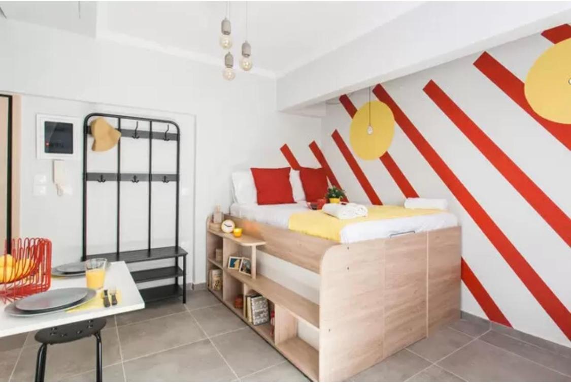 Colorful Apartment In Ateny Zewnętrze zdjęcie